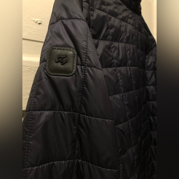 Fay / Tods Men’s Quilted Rain jacket (black) - Picture 7 of 8